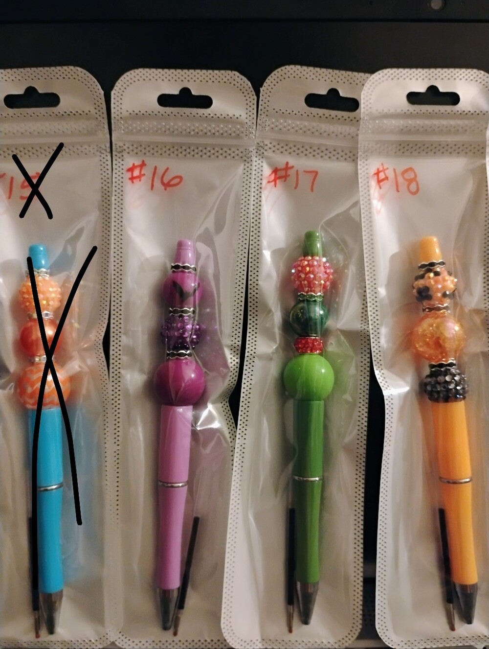 Pens Handcrafted Beadable Pens Custom Beaded Pens with Refill (Pick Your Style)